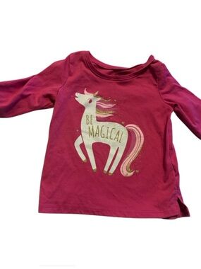jumping beans Pink Unicorn 'Be Magical' Long Sleeve Tee
